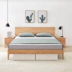 vidaXL Opbergboxen 2 st 70x40x18 cm stof crèmekleurig, Huis en Inrichting, Woonaccessoires | Kisten, Verzenden, Nieuw