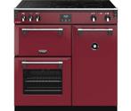 Stoves Richmond S900 Ei Deluxe Chili Red Inductiekookplaat, Witgoed en Apparatuur, Ophalen of Verzenden, Nieuw