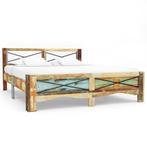 vidaXL Bedframe massief gerecycled hout 180x200 cm, Eenpersoons, Verzenden, Nieuw, 80 cm