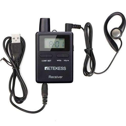 Retekess TT109 Receiver Tour Guide ontvanger 2.4 GHz, Diversen, Levensmiddelen, Verzenden