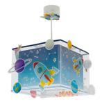 Blauwe kinderkamer hanglamp, Raket, Ophalen of Verzenden, Nieuw
