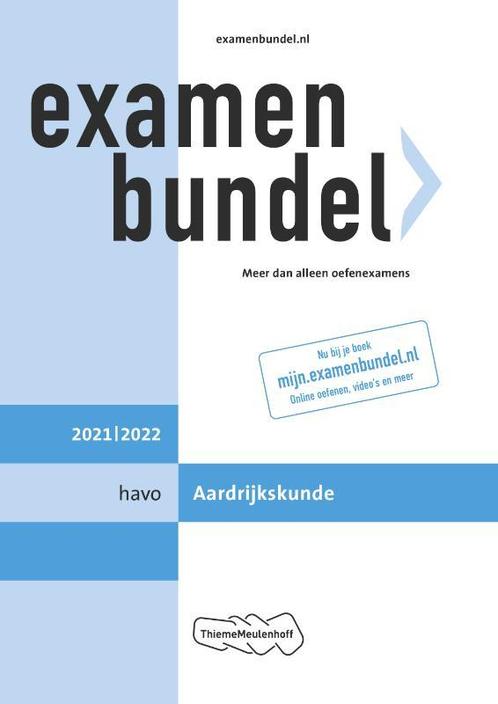 Examenbundel havo Aardrijkskunde 2021/2022 / havo, Boeken, Schoolboeken, Zo goed als nieuw, Verzenden