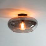 Plafondlamp Glas - Nieuw - Smoke - Amber - Direct Leverbaar, Verzenden, Nieuw, Glas, Modern, Industrieel, Design, Minimalistisch