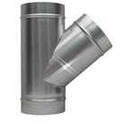 T-STUK GALVA 45 GRADEN 100 MM, Verzenden