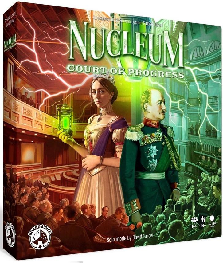 Nucleum - Court of Progress Expansion | Board and Dice SC -, Hobby en Vrije tijd, Gezelschapsspellen | Bordspellen, Nieuw, Verzenden