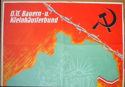 F. Steiner - Österreichisches Bauern Propaganda Poster der, Antiek en Kunst, Kunst | Tekeningen en Foto's