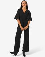 HEMA Damesjumpsuit Wani glitter zwart, Verzenden, Nieuw