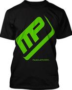MusclePharm Prestatie T-shirt Zwart, Kleding | Heren, Sportkleding, Nieuw, Maat 46 (S) of kleiner, Ophalen of Verzenden, MusclePharm