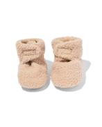 HEMA Newborn sloffen teddy beige 2e halve prijs, Verzenden, Nieuw