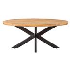 Ovale Eettafel Massief Mangohout 160 t/m 300 cm vanaf € 339!, Verzenden, Nieuw, 50 tot 100 cm, Ovaal