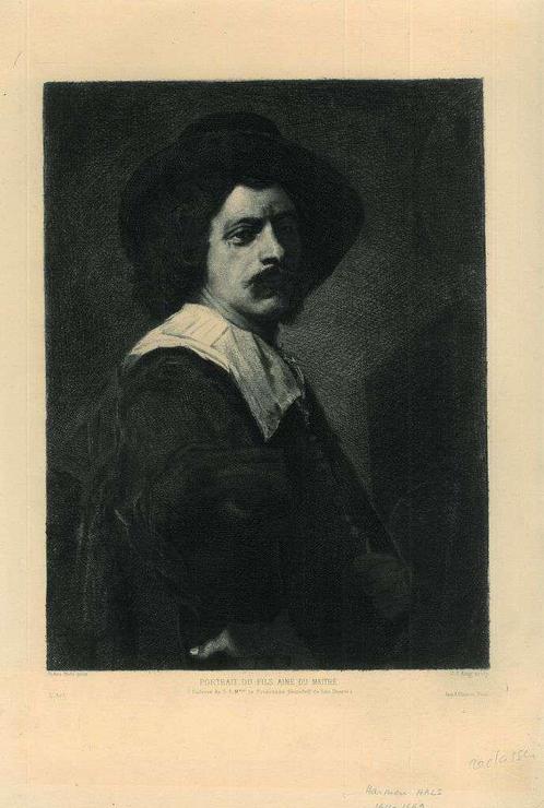 Portrait of Harmen Hals, Antiek en Kunst, Kunst | Etsen en Gravures