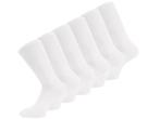 6 paar Katoenen damessokken - Naadloze sokken - Wit, Verzenden, Nieuw