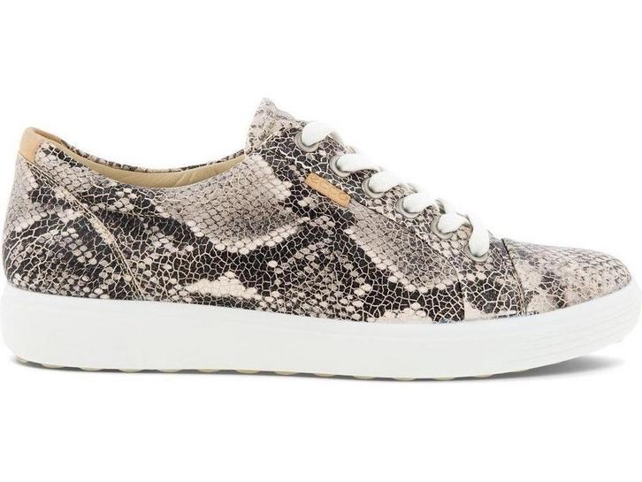 ECCO Soft 7 - Dames Sneakers - Leer - Groen - Maat 36, Kleding | Dames, Overige Dameskleding, Nieuw, Verzenden