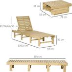 Ligstoel tuin. Nieuw!, Tuin en Terras, Tuinstoelen, Ophalen of Verzenden, Nieuw