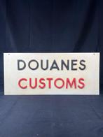 Reclamebord - Oorspronkelijk tweetalig douanebord - Plastic