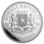 Somalië. 100 Shilling 2024 African Wildlife Elephant Somalia, Postzegels en Munten, Munten | Europa | Niet-Euromunten