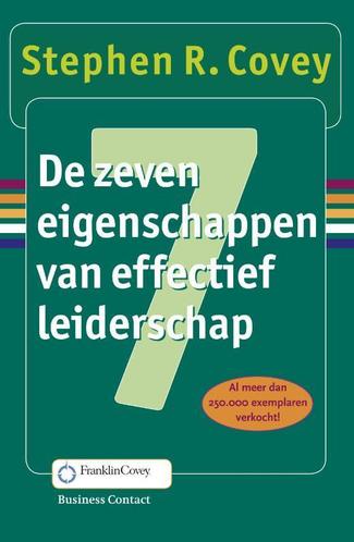 De 7 eigenschappen van effectief leiderschap, 9789047054641, Boeken, Studieboeken en Cursussen, Zo goed als nieuw, HBO, Verzenden