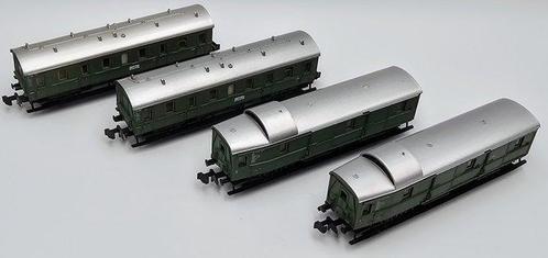 Minitrix N - 3059 / 3060 - Modeltrein personenwagen (4) -, Hobby en Vrije tijd, Modeltreinen | N-Spoor