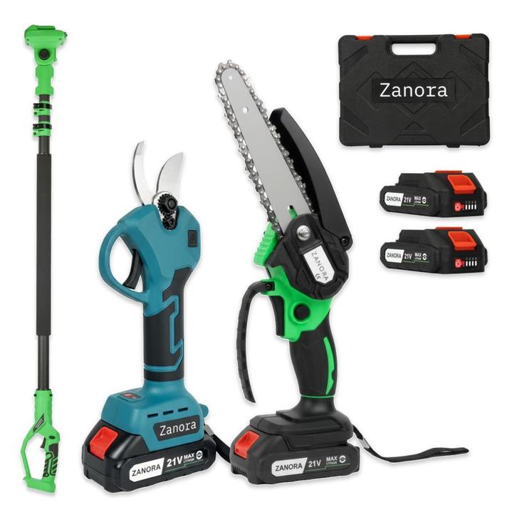 Telescopische Alles in 1 Bundel Incl. 2 koffers & 4 Accus, Doe-het-zelf en Verbouw, Gereedschap | Zaagmachines, Minder dan 600 watt