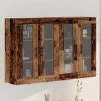 vidaXL Wandkasten 2 stuks - Oude Hout 69,5x34x90 cm -, Verzenden, Nieuw, 50 tot 100 cm, Minder dan 100 cm