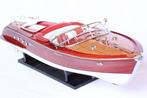 Maquette Riva Aquarama 67 cm bois Luxe 1:12 - Modelboot, Hobby en Vrije tijd, Nieuw