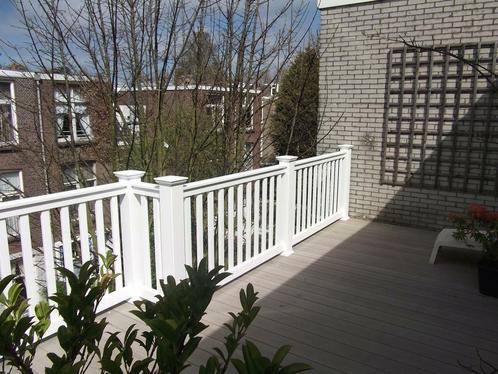 Kunststof balkonhek tuinhek sierhekwerk woonboot chalet hek, Tuin en Terras, Schuttingen, Nieuw, Kunststof