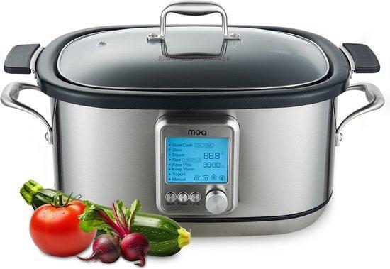 2dekans | MOA Multicooker - Slowcooker - 8 Kookfuncties - 6, Diversen, Levensmiddelen, Ophalen of Verzenden