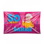 Gevel Vlag Sarah Cartoon Xxl 1,5m, Verzenden, Nieuw