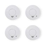 Rookmelder | Nedis | 4 stuks (10 jaar sensor), Doe-het-zelf en Verbouw, Alarmsystemen, Verzenden, Nieuw