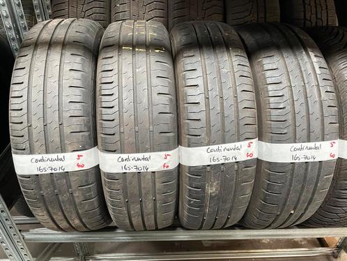 165-70-14 Continental Zomerbanden 5mm Incl Montage 165 70 14, Auto-onderdelen, Banden en Velgen, 14 inch, Zomerbanden, 165 mm