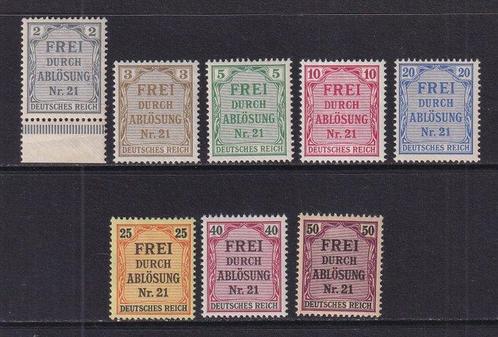 Duitse Rijk 1903/1924 - Dienstuiygiften. - Michel: 1/8,, Postzegels en Munten, Postzegels | Europa | Duitsland
