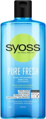SYOSS PURE FRESH MICELLAR SHAMPOO FLACON 440 ML, Verzenden, Nieuw