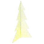 vidaXL Kerstboom met 240 LED Warmwit 180 cm Acryl, Verzenden, Nieuw