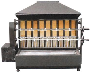 GGM Gastro | Houtskool kippengrill - met 2 spiesen voor 10 |, Tuin en Terras, Barbecue-accessoires, Verzenden