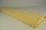 Beige chiffon stof  - 15 of 50 meter rol, 120 cm of meer, Beige, Ophalen of Verzenden, Polyester