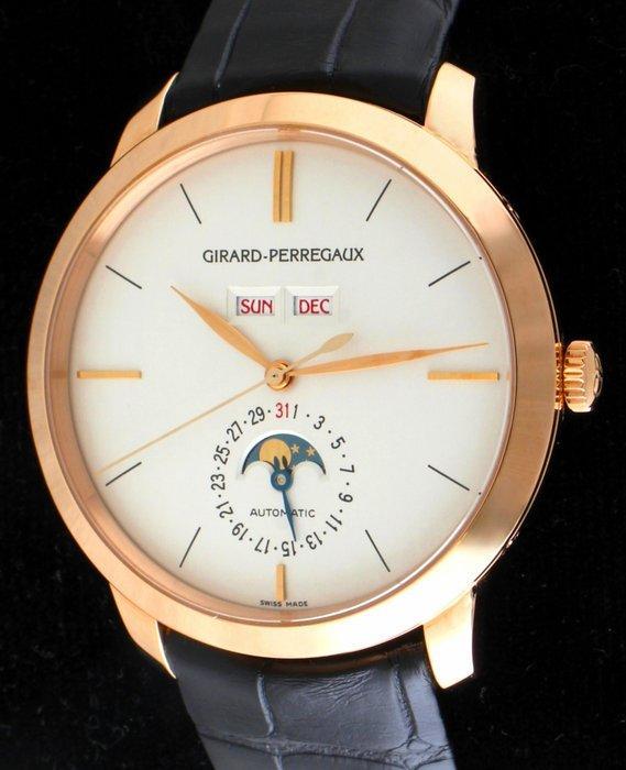 Girard-Perregaux - 1966 Full Calendar - 18 Carat Pink Gold, Sieraden, Tassen en Uiterlijk, Horloges | Heren
