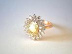 Ring - 18 karaat Roségoud - 2.26ct. tw. Topaas - Diamant -, Nieuw