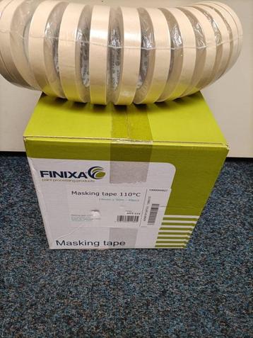 Schilderstape Finixa 19mm creme - 48 rollen! beschikbaar voor biedingen