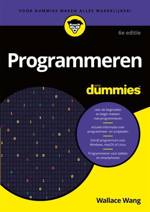 Programmeren voor dummies 9789045355450 Wallace Wang, Boeken, Informatica en Computer, Gelezen, Verzenden