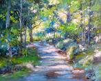 Carvin - Chemin sous les arbres, Antiek en Kunst