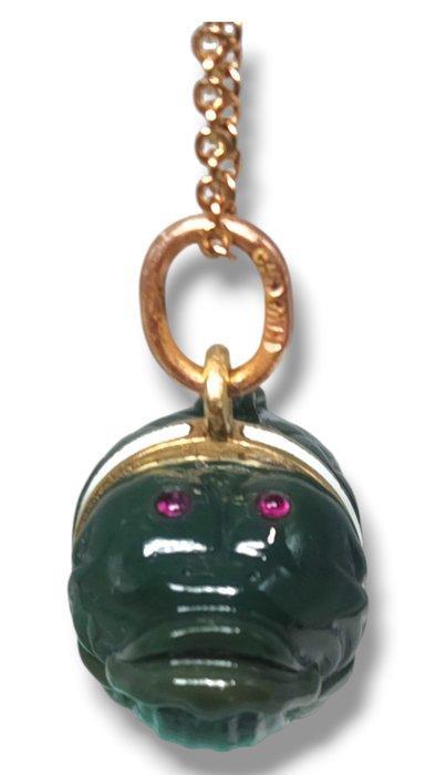 Hanger - 14 karaat Geel goud, Juwelen 56k Keizerlijk, Sieraden, Tassen en Uiterlijk, Antieke sieraden