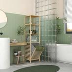 TRUUSK Badkamerplank - Met Wasverzamelaar - 3 Planken - Bamb, Huis en Inrichting, Woonaccessoires | Wandplanken en Boekenplanken