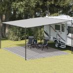 vidaXL Tenttapijt 400x500 cm HDPE antracietkleurig en wit, Caravans en Kamperen, Verzenden, Nieuw