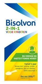 Bisolvon Drank 2-in-1 kind 133 ml, Verzenden, Nieuw