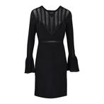 Liu Jo • zwarte fijngebreide jurk • XL, Nieuw, Liu Jo, Maat 46/48 (XL) of groter, Zwart