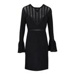 Liu Jo • zwarte fijngebreide jurk • XL, Kleding | Dames, Jurken, Verzenden, Liu Jo, Zwart, Maat 46/48 (XL) of groter