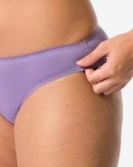 HEMA Damesslip second skin micro lichtpaars 2+1 gratis, Kleding | Dames, Verzenden