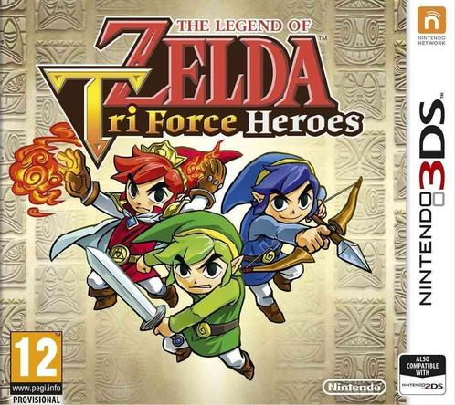 The Legend of Zelda: Tri Force Heroes 3DS, Spelcomputers en Games, Games | Nintendo 2DS en 3DS, 3 spelers of meer, Zo goed als nieuw
