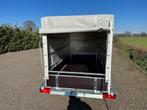 Nieuw Zeer degelijke aanhangwagen + Huif  B Rijbewijs, Auto diversen, Aanhangers en Bagagewagens, Ophalen of Verzenden, Nieuw