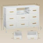 Ladekast, Opbergkast Met 8 Stoffen Laden, Stekkerdoos, Stale, Huis en Inrichting, Verzenden, Nieuw